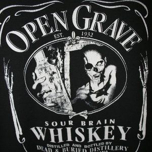 Women's T-Shirt M Open Graves Whiskey - Sigh Co. Graphics